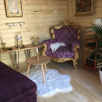 Meridienne + Fauteils meubles Chalet